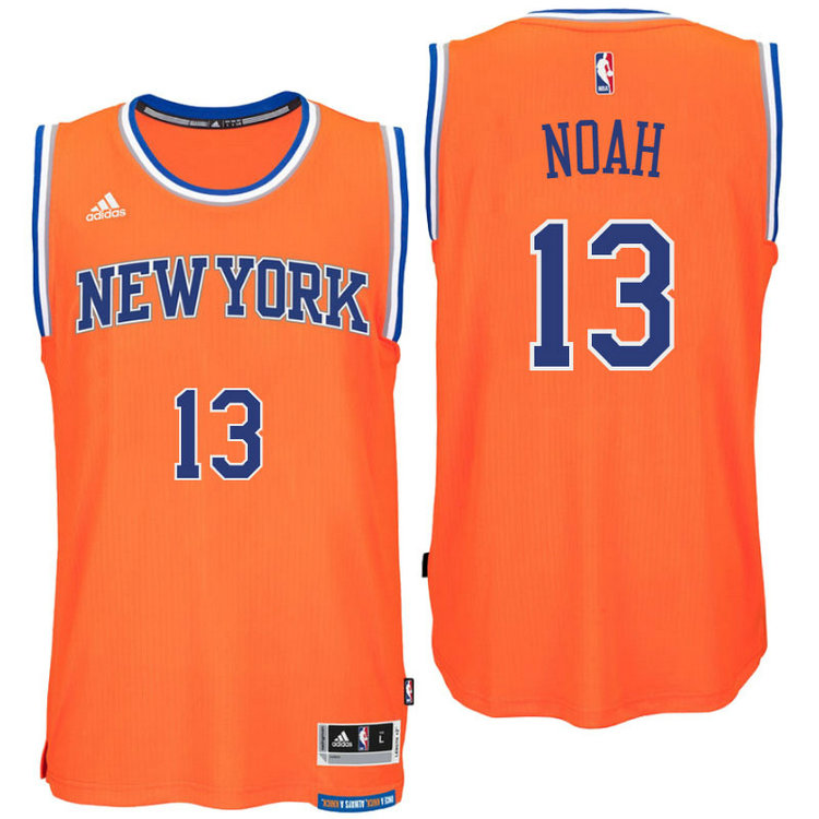 New York Knicks Joakim Noah 2016 Alternate Orange New Swingman Jersey